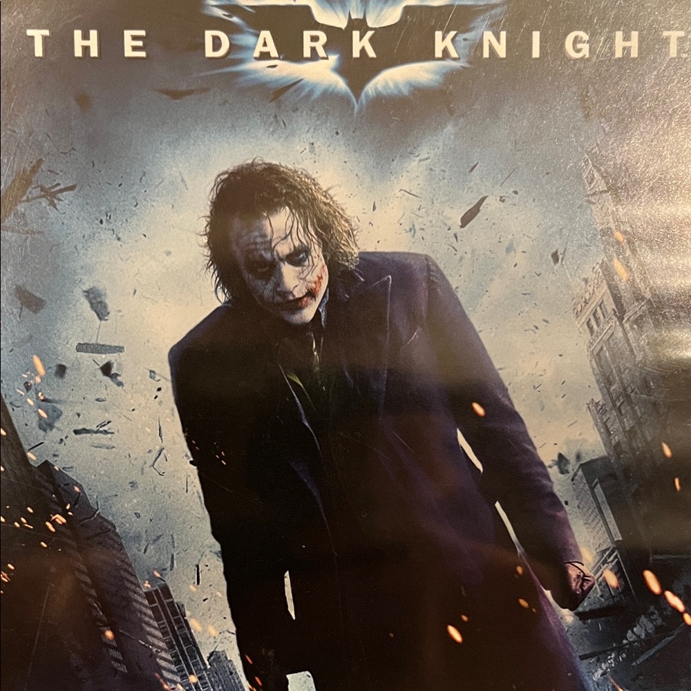 Warner Bros. The Dark Knight Blu-ray - Black and Blue Cover
